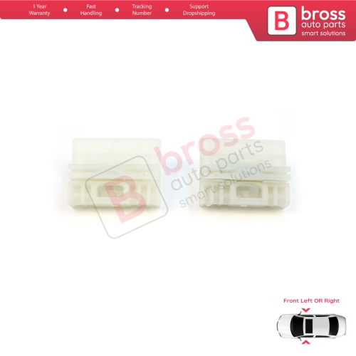 Window Regulator Repair Clips A+B Front for Audi A4 B6 B7 Seat Exeo 3R VW Touareg MK1 7L Porsche Cayenne MK1 8E0837461