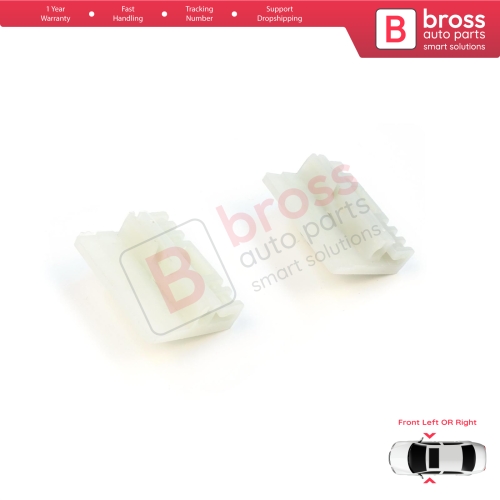 Window Regulator Repair Clips A+B Front for Audi A4 B6 B7 Seat Exeo 3R VW Touareg MK1 7L Porsche Cayenne MK1 8E0837461