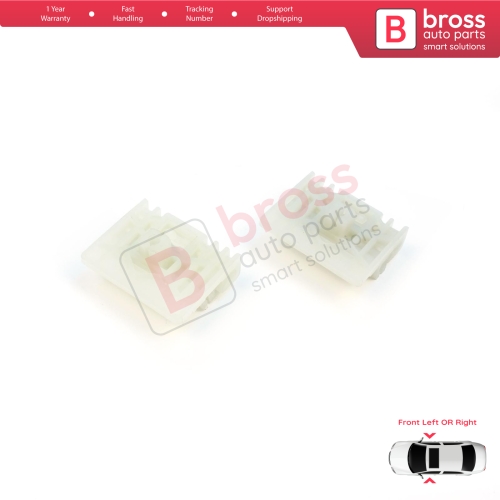 Window Regulator Repair Clips A+B Front for Audi A4 B6 B7 Seat Exeo 3R VW Touareg MK1 7L Porsche Cayenne MK1 8E0837461