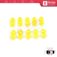 10 Pieces Window Regulator Guide Clips for Buick Pontiac Oldsmobile Impala Cadillac GM Saab 20369894 20369895