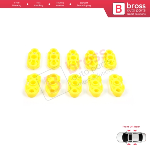 10 Pieces Window Regulator Guide Clips for Buick Pontiac Oldsmobile Impala Cadillac GM Saab 20369894 20369895