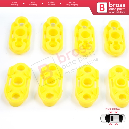 10 Pieces Window Regulator Guide Clips for Buick Pontiac Oldsmobile Impala Cadillac GM Saab 20369894 20369895