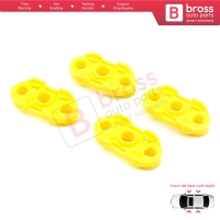 4 Pieces Window Regulator Guide Clips for Buick Pontiac Oldsmobile Impala Cadillac GM Saab 20369894 20369895