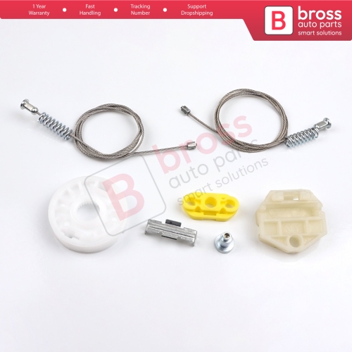 Window Regulator Repair Kit Rear Left or Right Door for Vauxhall Opel Astra G MK4 T98 1998-2004 4/5 Door 90521877 90521878