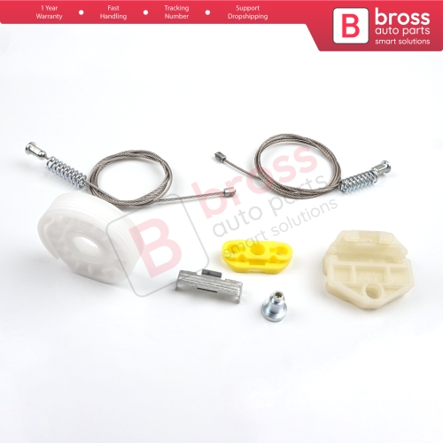 Window Regulator Repair Kit Rear Left or Right Door for Vauxhall Opel Astra G MK4 T98 1998-2004 4/5 Door 90521877 90521878