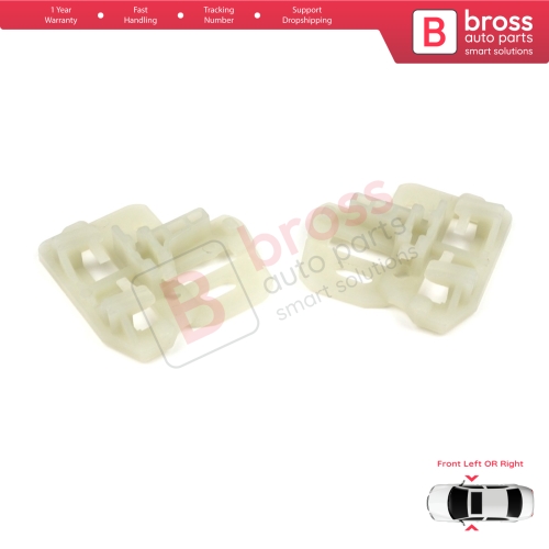 Window Regulator Repair Clips Front Left or Right Door for BMW X5 E53 2000-2006 51338254911 51338254912