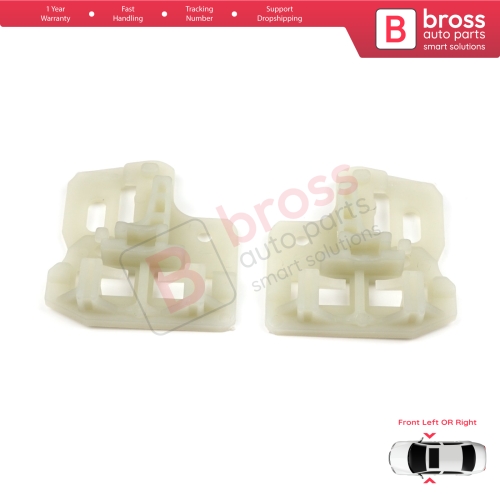 Window Regulator Repair Clips Front Left or Right Door for BMW X5 E53 2000-2006 51338254911 51338254912