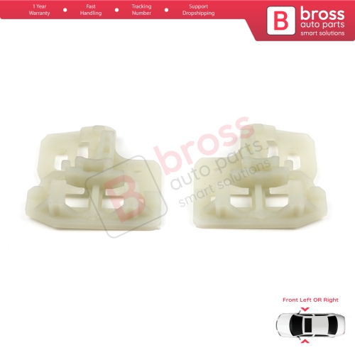 Window Regulator Repair Clips Front Left or Right Door for BMW X5 E53 2000-2006 51338254911 51338254912