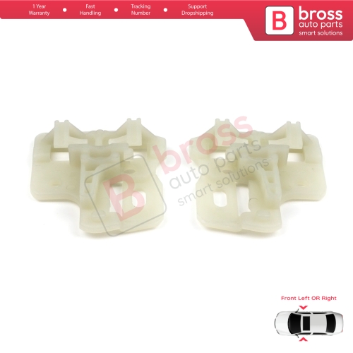 Window Regulator Repair Clips Front Left or Right Door for BMW X5 E53 2000-2006 51338254911 51338254912