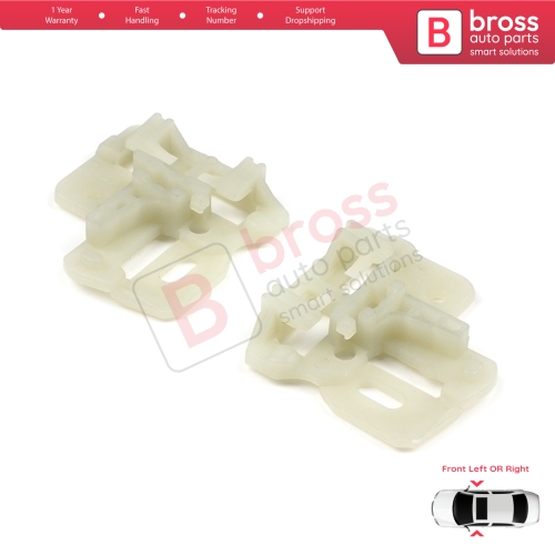 Window Regulator Repair Clips Front Left or Right Door for BMW X5 E53 2000-2006 51338254911 51338254912