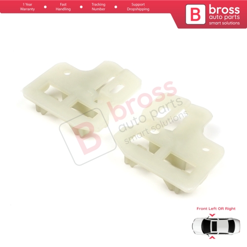 Window Regulator Repair Clips Front Left or Right Door for BMW X5 E53 2000-2006 51338254911 51338254912