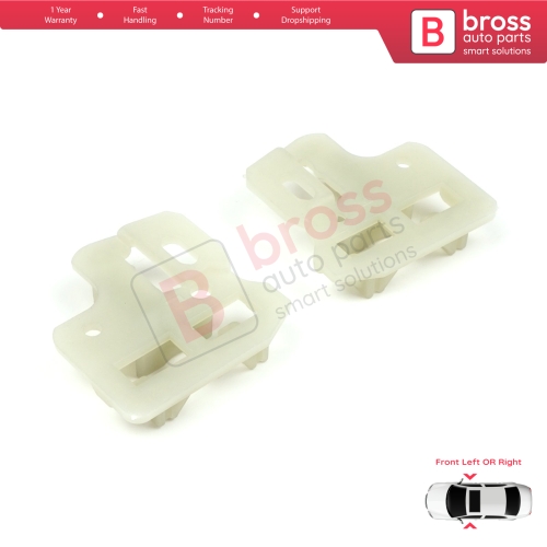 Window Regulator Repair Clips Front Left or Right Door for BMW X5 E53 2000-2006 51338254911 51338254912