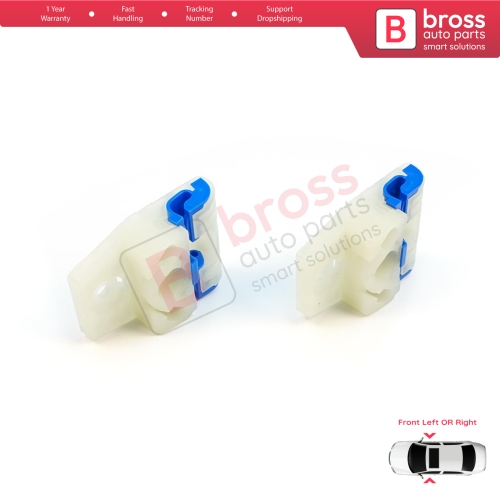 Window Regulator Repair Clips A+B Front for VW Golf MK5 2003-2009 Jetta A5 1K 2005-2010 1K4837461