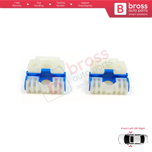 Window Regulator Repair Clips A+B Front for VW Golf MK5 2003-2009 Jetta A5 1K 2005-2010 1K4837461