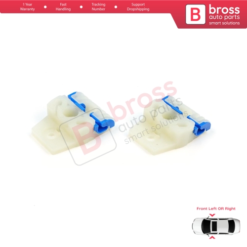 Window Regulator Repair Clips A+B Front for VW Golf MK5 2003-2009 Jetta A5 1K 2005-2010 1K4837461