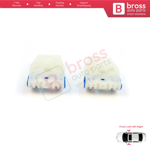 Window Regulator Repair Clips A+B Front for VW Golf MK5 2003-2009 Jetta A5 1K 2005-2010 1K4837461