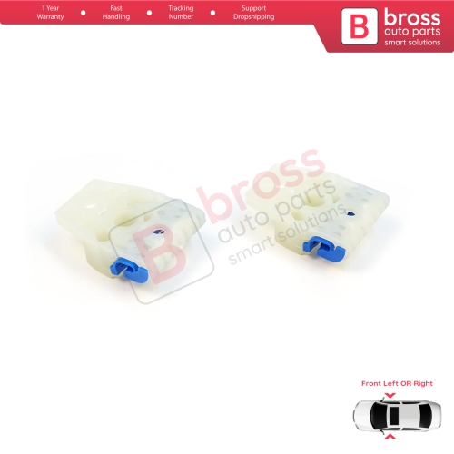 Window Regulator Repair Clips A+B Front for VW Golf MK5 2003-2009 Jetta A5 1K 2005-2010 1K4837461