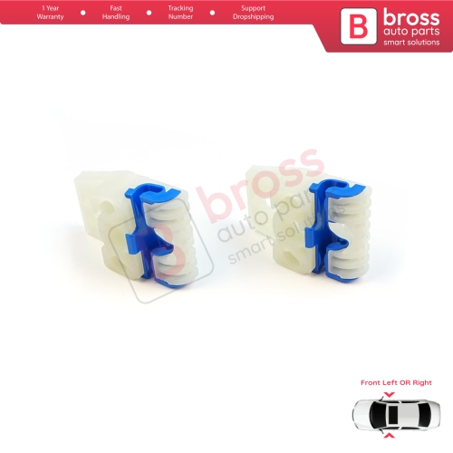 Window Regulator Repair Clips A+B Front for VW Golf MK5 2003-2009 Jetta A5 1K 2005-2010 1K4837461