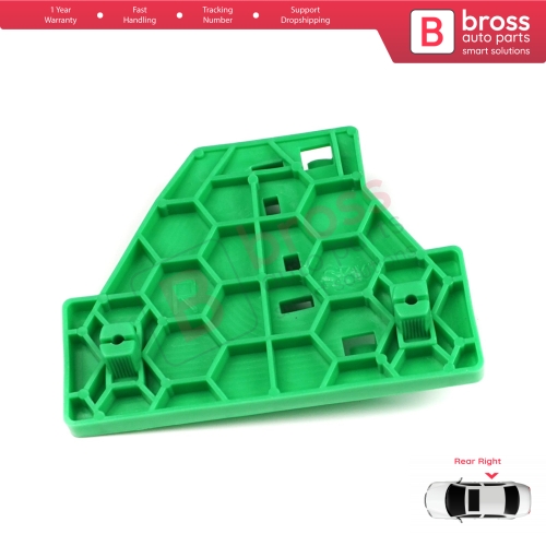 Window Regulator Repair Clips Rear Right for Audi A4 B6 8E2 8E5 B7 8EC 8ED Seat Exeo 3R 4/5 Door 8E0839462