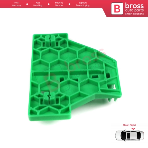 Window Regulator Repair Clips Rear Right for Audi A4 B6 8E2 8E5 B7 8EC 8ED Seat Exeo 3R 4/5 Door 8E0839462