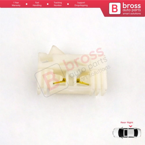 Window Regulator Repair Clips Rear Right Door for Vauxhall Opel Meriva MK1 A X03 2003-2010 93362664