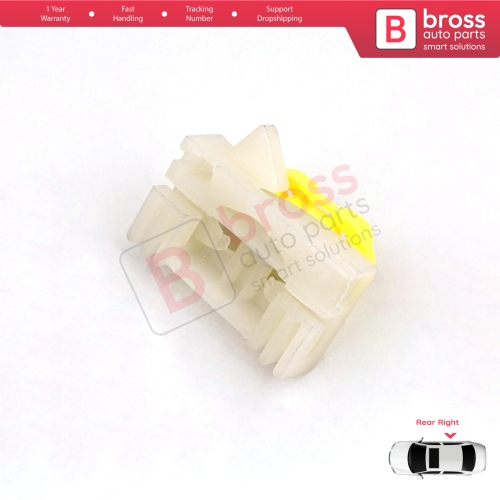 Window Regulator Repair Clips Rear Right Door for Vauxhall Opel Meriva MK1 A X03 2003-2010 93362664