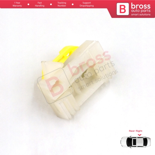 Window Regulator Repair Clips Rear Right Door for Vauxhall Opel Meriva MK1 A X03 2003-2010 93362664