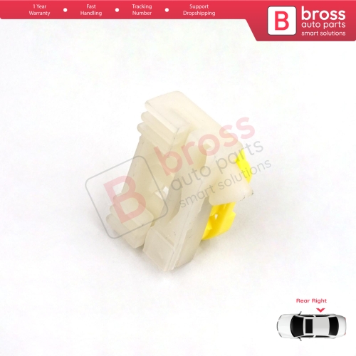 Window Regulator Repair Clips Rear Right Door for Vauxhall Opel Meriva MK1 A X03 2003-2010 93362664