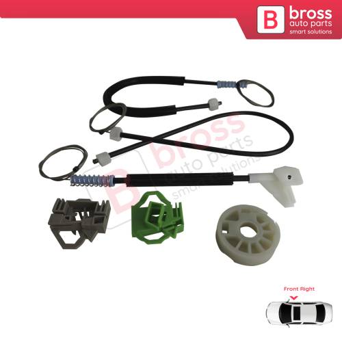 Window Regulator Repair Kit Front Right Door for VW Polo Classic Caddy