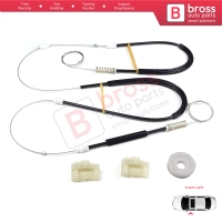 Window Regulator Repair Kit Front Left Door for VW Passat B5 B5.5 3B 3BG Skoda Superb MK1 B5 3U 3B1837461