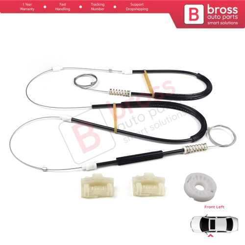 Window Regulator Repair Kit Front Left Door for VW Passat B5 B5.5 3B 3BG Skoda Superb MK1 B5 3U 3B1837461