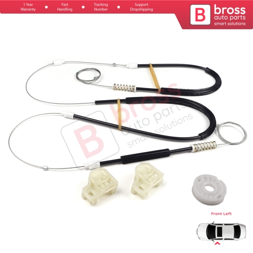 Window Regulator Repair Kit Front Left Door for VW Passat B5 B5.5 3B 3BG Skoda Superb MK1 B5 3U 3B1837461