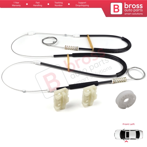 Window Regulator Repair Kit Front Left Door for VW Passat B5 B5.5 3B 3BG Skoda Superb MK1 B5 3U 3B1837461