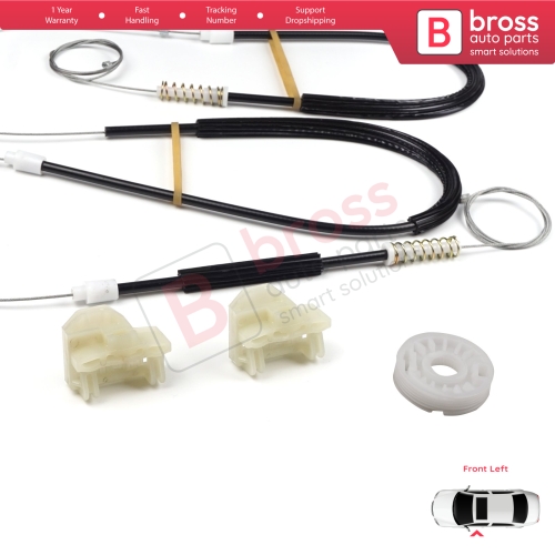 Window Regulator Repair Kit Front Left Door for VW Passat B5 B5.5 3B 3BG Skoda Superb MK1 B5 3U 3B1837461