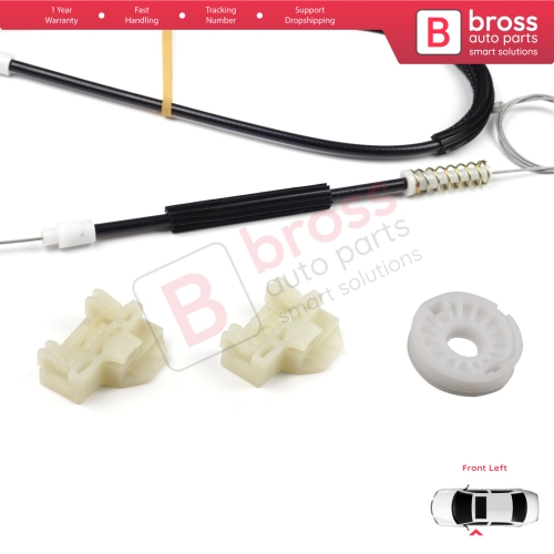 Window Regulator Repair Kit Front Left Door for VW Passat B5 B5.5 3B 3BG Skoda Superb MK1 B5 3U 3B1837461