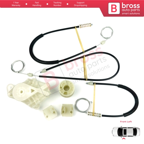 Window Regulator Repair Kit Front Left Door for VW Transporter T5 Caravelle Multivan 2003-2015 7H0837753