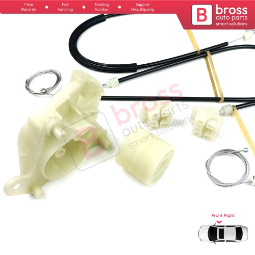 Window Regulator Repair Kit Front Right Door for VW Transporter T5 Caravelle Multivan 2003-2015 7H0837754