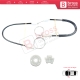 Window Regulator Repair Kit Front Left or Right Door for Renault Clio MK2 BB/CB 1998-2012 4/5 Door 7700842240 7700842241