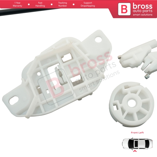 Window Regulator Repair Kit Front Left Door for Hyundai Accent MK2 LC TaGaz 4/5-Door 8240325010