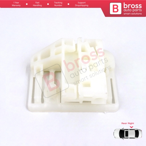 Window Regulator Repair Clips Rear Right Door for Renault Megane MK2 2002-2008 4/5 Door 82000280068