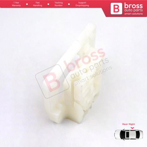 Window Regulator Repair Clips Rear Right Door for Renault Megane MK2 2002-2008 4/5 Door 82000280068