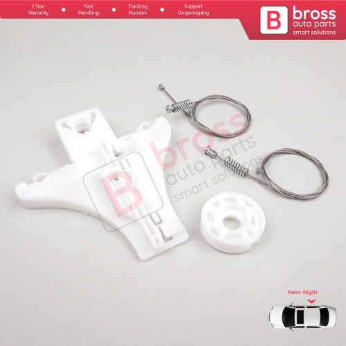Window Regulator Repair Kit Rear Right Door for VW Passat B5 B5.5 3B 3BG Skoda Superb MK1 B5 3U 3B5839462