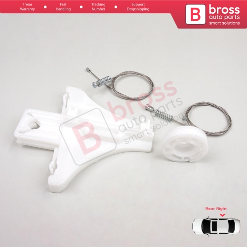 Window Regulator Repair Kit Rear Right Door for VW Passat B5 B5.5 3B 3BG Skoda Superb MK1 B5 3U 3B5839462