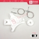 Window Regulator Repair Kit Rear Right Door for VW Passat B5 B5.5 3B 3BG Skoda Superb MK1 B5 3U 3B5839462