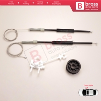 Window Regulator Repair Kit Front Right Door for Fiat Doblo MK1 MPV Van 119 223 2001-2010 51718403