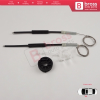 Window Regulator Repair Kit Front Left Door for Fiat Doblo MK1 MPV Van 119 223 2001-2010 51718404