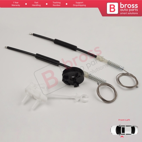 Window Regulator Repair Kit Front Left Door for Fiat Doblo MK1 MPV Van 119 223 2001-2010 51718404