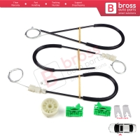 Window Regulator Repair Kit Front Left Door for Renault Laguna MK2 X74  BG0/1 KG0/1 2001-2008 8200000937