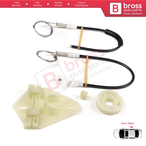 Window Regulator Repair Kit Rear Right Door for Renault Megane MK1 X64 1996-2003 4/5 Door 7700834342