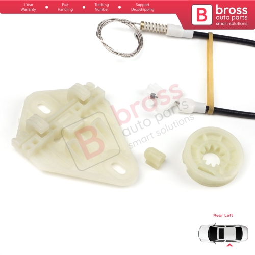 Window Regulator Repair Kit Rear Left Door for Renault Megane MK1 X64 1996-2003 4/5 Door 7700834343